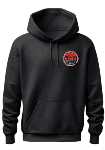 HOODIES BLACK BP SJK KARATE  WITH NEW DTF PREMIUM PRINT AND NAME combos
