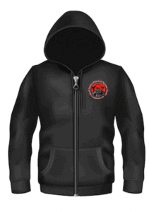 HOODIES BLACK BP SJK KARATE  WITH NEW DTF PREMIUM PRINT AND NAME combos